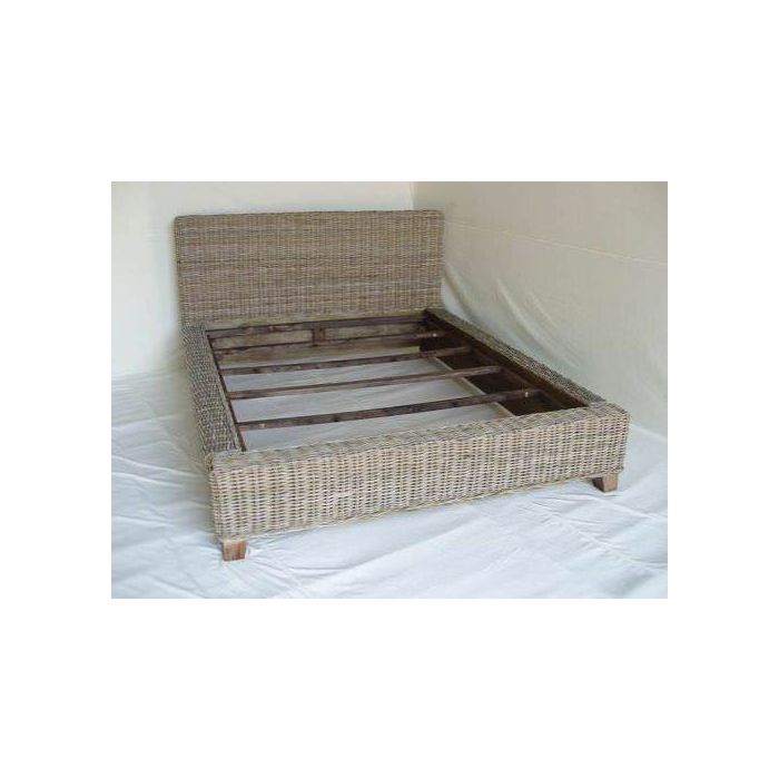 Wicker full size bed deals